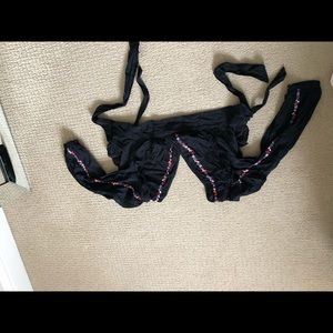 Topshop tie back shirt